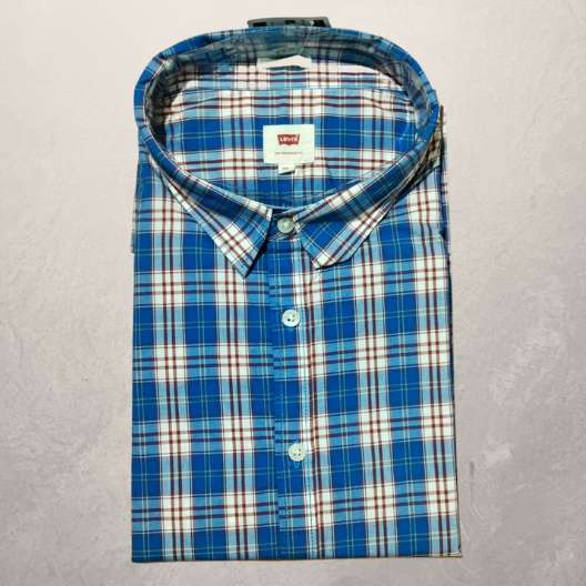 Men Shirt in Casual Checked Egyptian Cotton